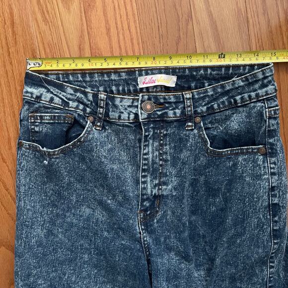 Lilac Sunset Baggy Cargo Jeans Juniors 11 Acid Wash Casual Y2K Grunge Edgy - Picture 8 of 8